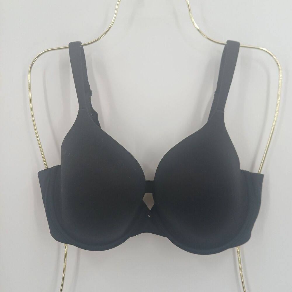 womans victorias secret lined perfect coverage size 36D black